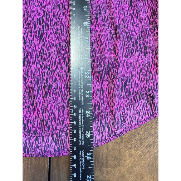 Worthington Women's Raspberry and Black Print Size XL - Picture 6 of 7